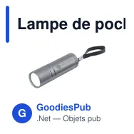 Lampe de poche personnalisable StarLED COB avec logo - Miniature 11