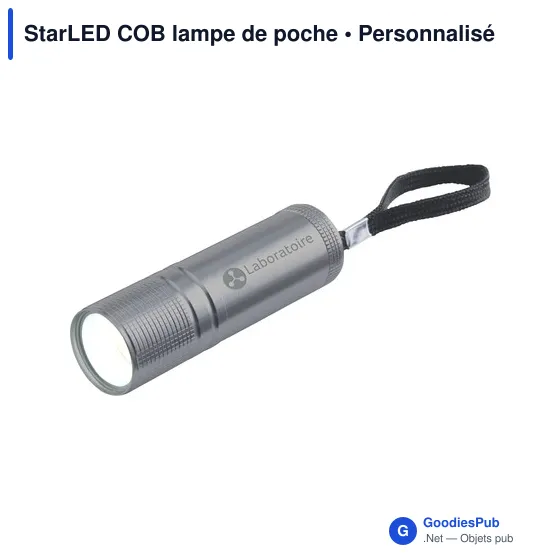Lampe de poche personnalisable StarLED COB avec logo - Image 11