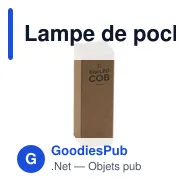 Lampe de poche personnalisable StarLED COB avec logo - Miniature 12