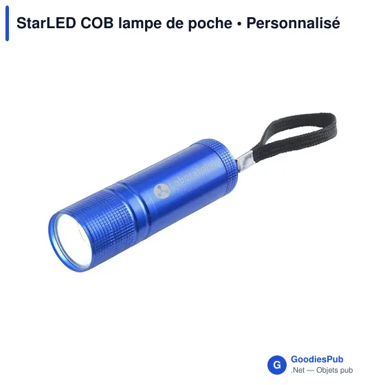 Lampe de poche personnalisable StarLED COB avec logo - Image 4
