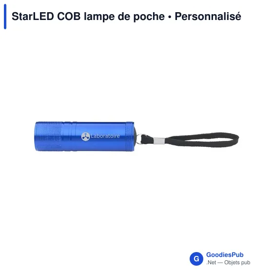 Lampe de poche personnalisable StarLED COB avec logo - Image 5