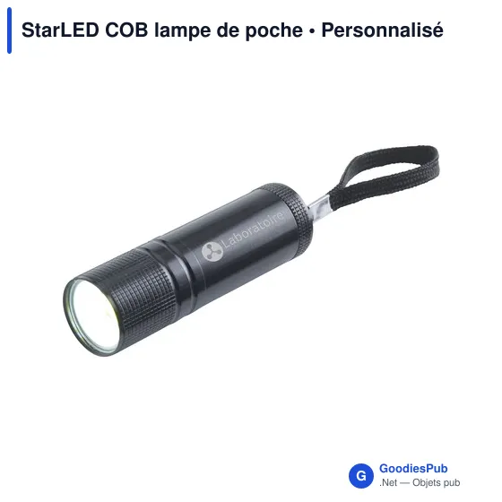 Lampe de poche personnalisable StarLED COB avec logo - Image 6