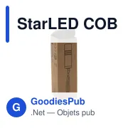 Lampe de poche personnalisable StarLED COB avec logo - Miniature 8