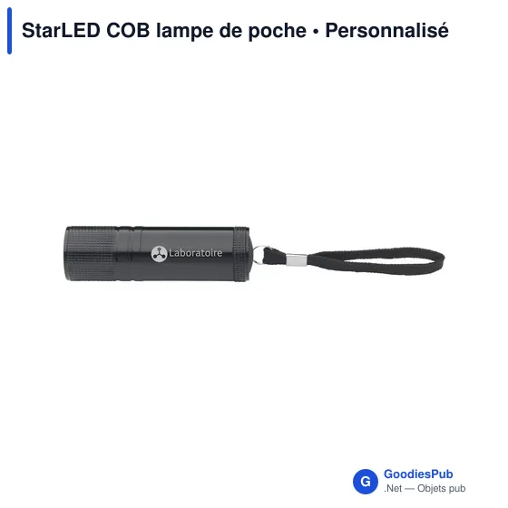 Lampe de poche personnalisable StarLED COB avec logo - Image 10