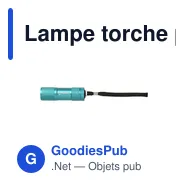 Lampe torche personnalisable StarLED avec logo - Miniature 1