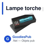 Lampe torche personnalisable StarLED avec logo - Miniature 2