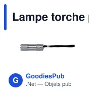 Lampe torche personnalisable StarLED avec logo - Miniature 5