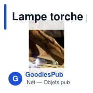 Lampe torche personnalisable StarLED avec logo - Miniature 7