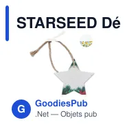 STARSEED Décoration en papier semences - Miniature 1