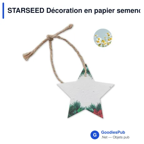 STARSEED Décoration en papier semences