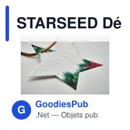 STARSEED Décoration en papier semences - Miniature 4