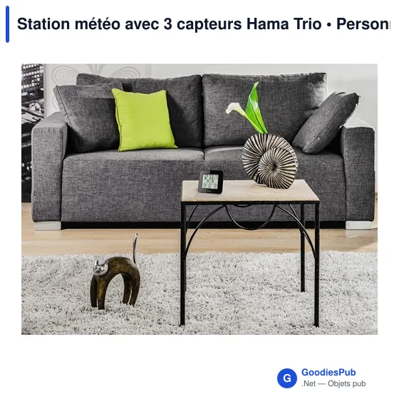 Station météo avec 3 capteurs Hama Trio - Image 7