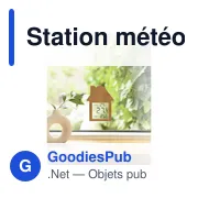 Station météo personnalisable en bambou avec logo - Lane - Miniature 4