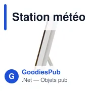 Station météo en bambou Lia - Miniature 3
