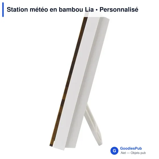 Station météo en bambou Lia - Image 3
