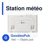 Station météo en bambou Lia - Miniature 4