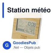 Station météo en bambou Lia - Miniature 5