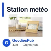 Station météo en bambou Lia - Miniature 6