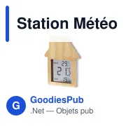Station Météo personnalisable Yenen avec logo pour entreprise - Miniature 1