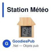 Station Météo personnalisable Yenen avec logo pour entreprise - Miniature 2