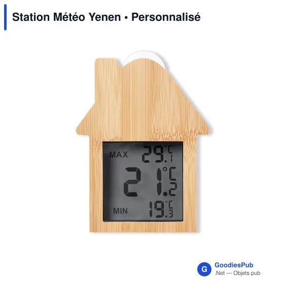 Station Météo personnalisable Yenen avec logo pour entreprise - Image 2