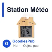Station Météo personnalisable Yenen avec logo pour entreprise - Miniature 3