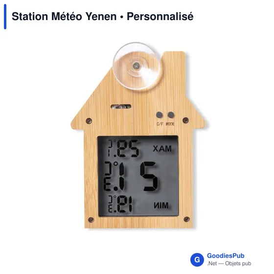 Station Météo personnalisable Yenen avec logo pour entreprise - Image 3