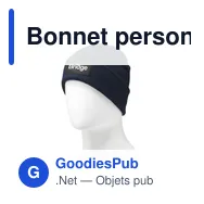 Bonnet personnalisable Stavanger GRS RPET avec logo - Miniature 1