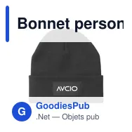Bonnet personnalisable Stavanger GRS RPET avec logo - Miniature 6