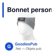 Bonnet personnalisable Stavanger GRS RPET avec logo - Miniature 7