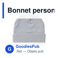 Bonnet personnalisable Stavanger GRS RPET avec logo - Miniature 8