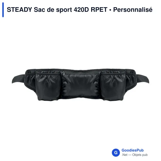Sac de sport personnalisable STEADY avec logo pour entreprises - Image 2