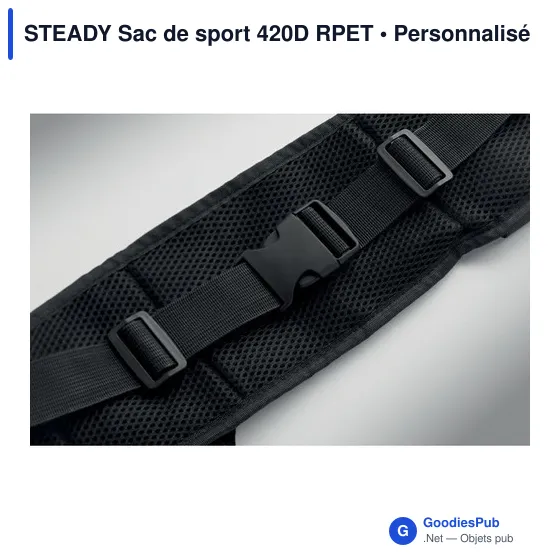 Sac de sport personnalisable STEADY avec logo pour entreprises - Image 4
