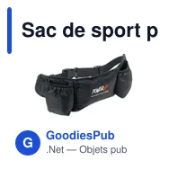 Sac de sport personnalisable STEADY avec logo pour entreprises - Miniature 5