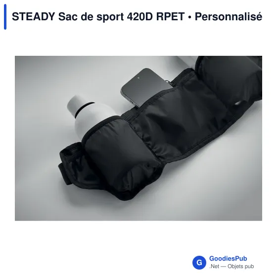 Sac de sport personnalisable STEADY avec logo pour entreprises - Image 6