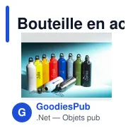 Bouteille en acier inoxydable recyclé personnalisable avec logo - SteelForce RCS 750 - Miniature 12