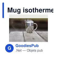 Mug isotherme personnalisable en acier inoxydable recyclé - SteelMug RCSavec logo - Miniature 3