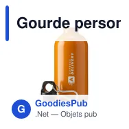 Gourde personnalisable en acier inoxydable recyclé avec logo - SteelSport RCS - Miniature 12