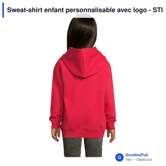 Sweat-shirt enfant personnalisable avec logo - STELLAR KIDS - Image 2
