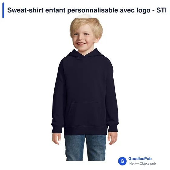 Sweat-shirt enfant personnalisable avec logo - STELLAR KIDS - Image 5