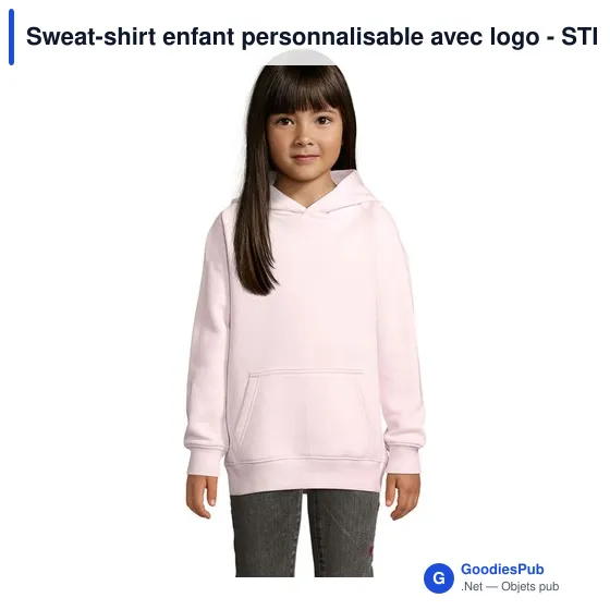 Sweat-shirt enfant personnalisable avec logo - STELLAR KIDS - Image 7