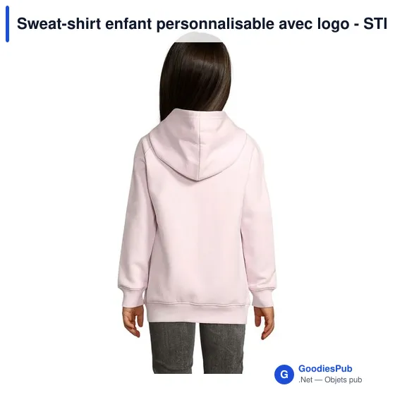 Sweat-shirt enfant personnalisable avec logo - STELLAR KIDS - Image 8