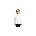 Variante blanc - Sweat-shirt enfant personnalisable avec logo - STELLAR KIDS