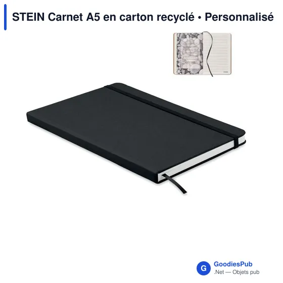 STEN Carnet A5 en carton recyclé - Image 3