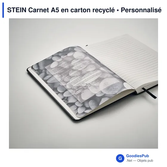 STEN Carnet A5 en carton recyclé - Image 5