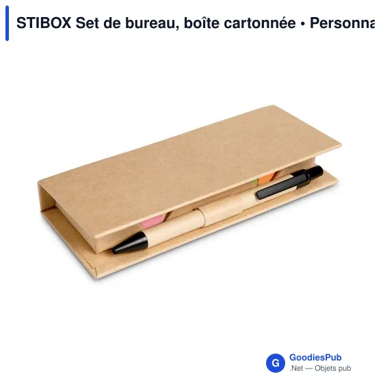 STIBOX Set de bureau, boîte cartonnée - Image 2