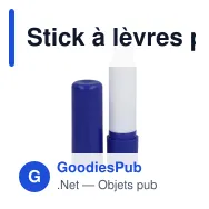 Stick à lèvres personnalisable en ABS recyclé avec logo - Classic Eco - Miniature 2