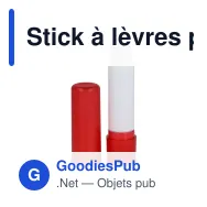 Stick à lèvres personnalisable en ABS recyclé avec logo - Classic Eco - Miniature 11
