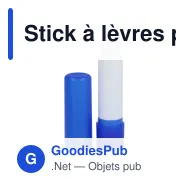 Stick à lèvres personnalisable en ABS recyclé avec logo - Classic Eco - Miniature 5
