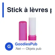 Stick à lèvres personnalisable en ABS recyclé avec logo - Classic Eco - Miniature 7